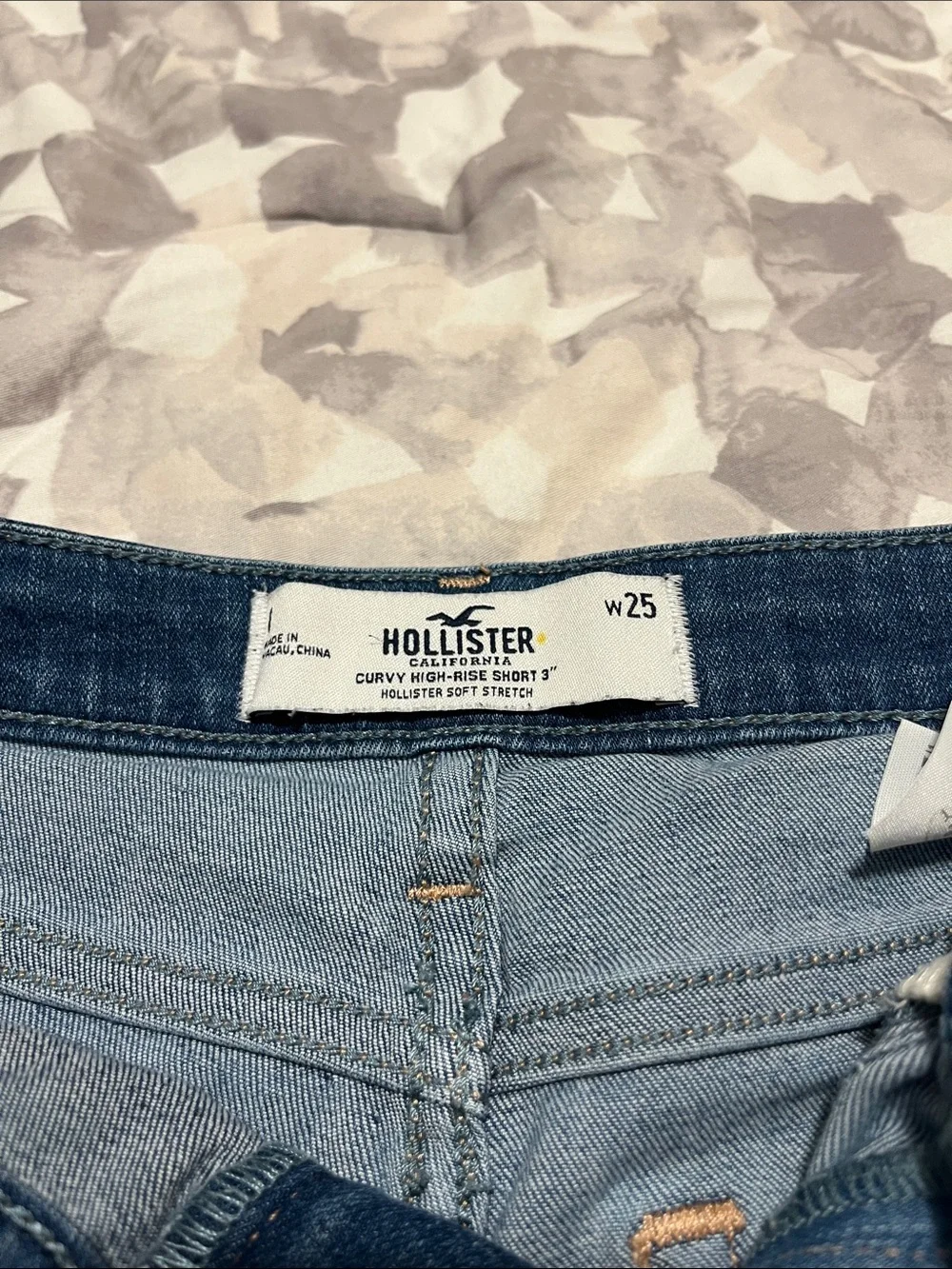 Hollister Denim patchwork shorts